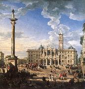 PANNINI, Giovanni Paolo The Piazza and Church of Santa Maria Maggiore ch oil painting picture wholesale